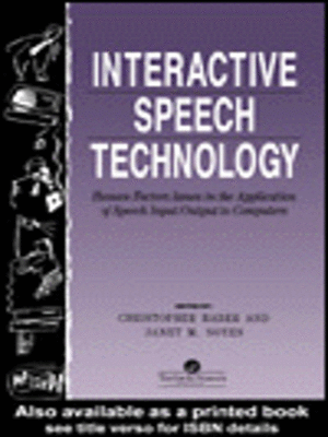 cover image of Interactive Speech Technology